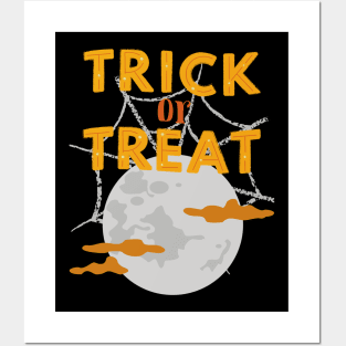 Trick or treat for Halloween party Posters and Art